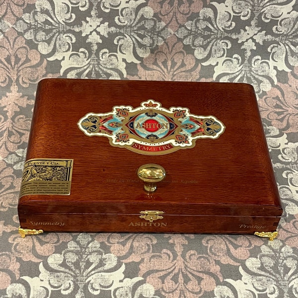 Cigar Box Desktop Valet/ Jewelry Box