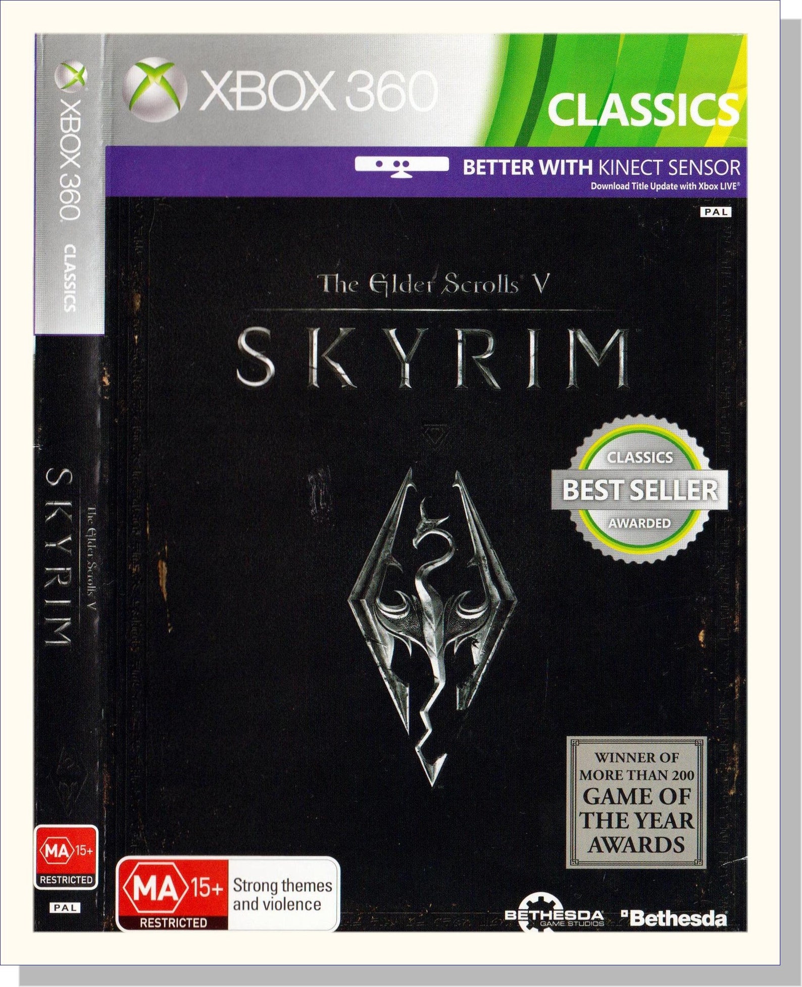 Skyrim the Elder Scrolls V Xbox 360 Classics Game & Complete - Etsy