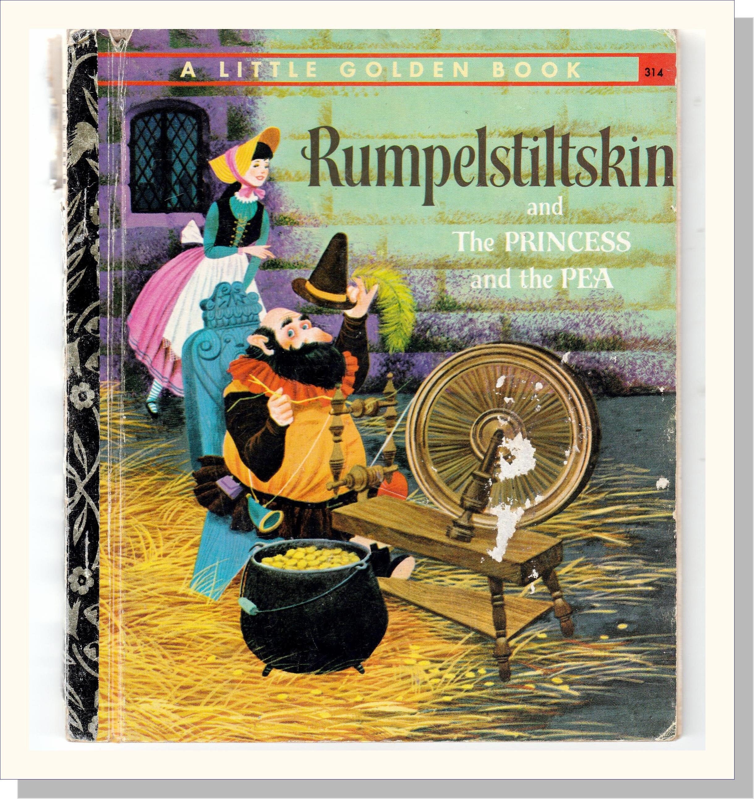 Vintage Rumpelstiltskin The Princess and The Pea Fairy Tales Etsy
