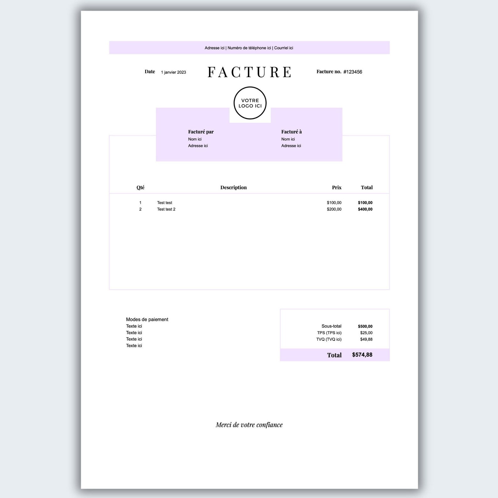 Pink Gray Invoice Template Elegant Minimalist Style to Download and ...