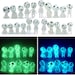 Glow in Dark Tree Elves Fairy Garden Accessories Luminous Ghost Micro Landscape Garden Decoration Outdoor Patio Lawn Yard Kit 