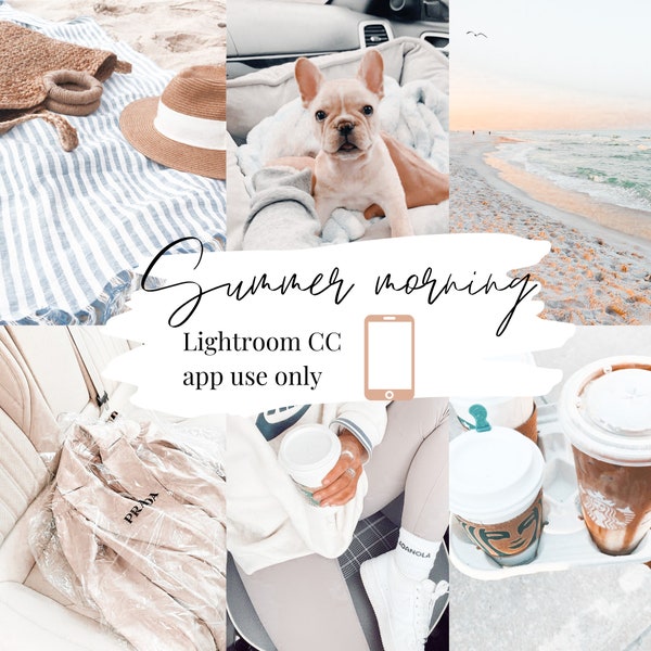 SUMMER MORNING PRESET: minimal, bright, summer, + aesthetic