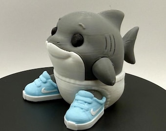 Baby tralalero tralala | italian brainrot 3d printed figurine