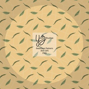 Modèle sans couture jaune végétarien papier ferme aliments frais Clipart vert légume tissu cuisine Art bio jardin de haricots mignon