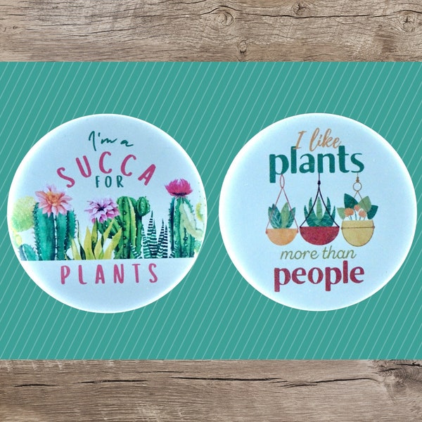 Plant Magnet, Plant Gifts, Plant Lovers Gift, Plant Lovers, Houseplant Gift, Magnets Fridge, Fridge Magnets, Fridge Magnets Set, Funny Gifts