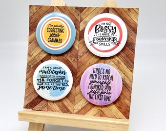 Socially Awkward, Antisocial, Antisocial Butterfly, Sarcastic Magnets, Sarcasm Quote, Sarcasm Gift, Magnets for Fridge Funny, Funny Gifts