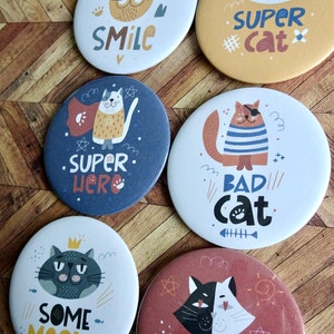 猫マグネット、猫マグネットセット、猫冷蔵庫マグネット、猫好きへのギフト、猫好きへのギフト、猫好き、猫好きへのギフト女性、猫好き、大型マグネット