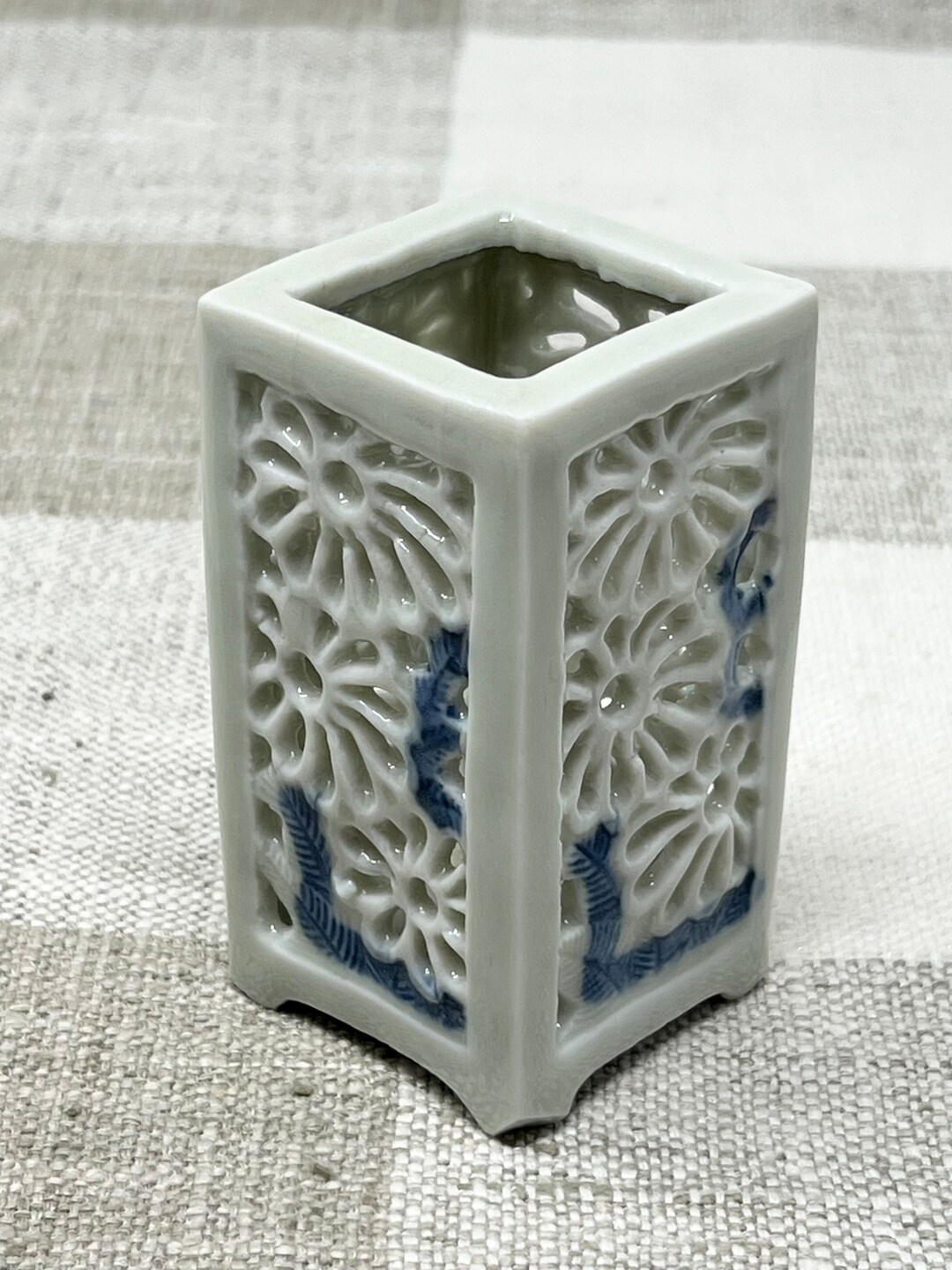 Antique Japanese Brush Holder fudetate Etsy