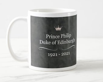 Prince Philip Duke of Edinburgh commemorative mug,10 % Profits To Charities,new 