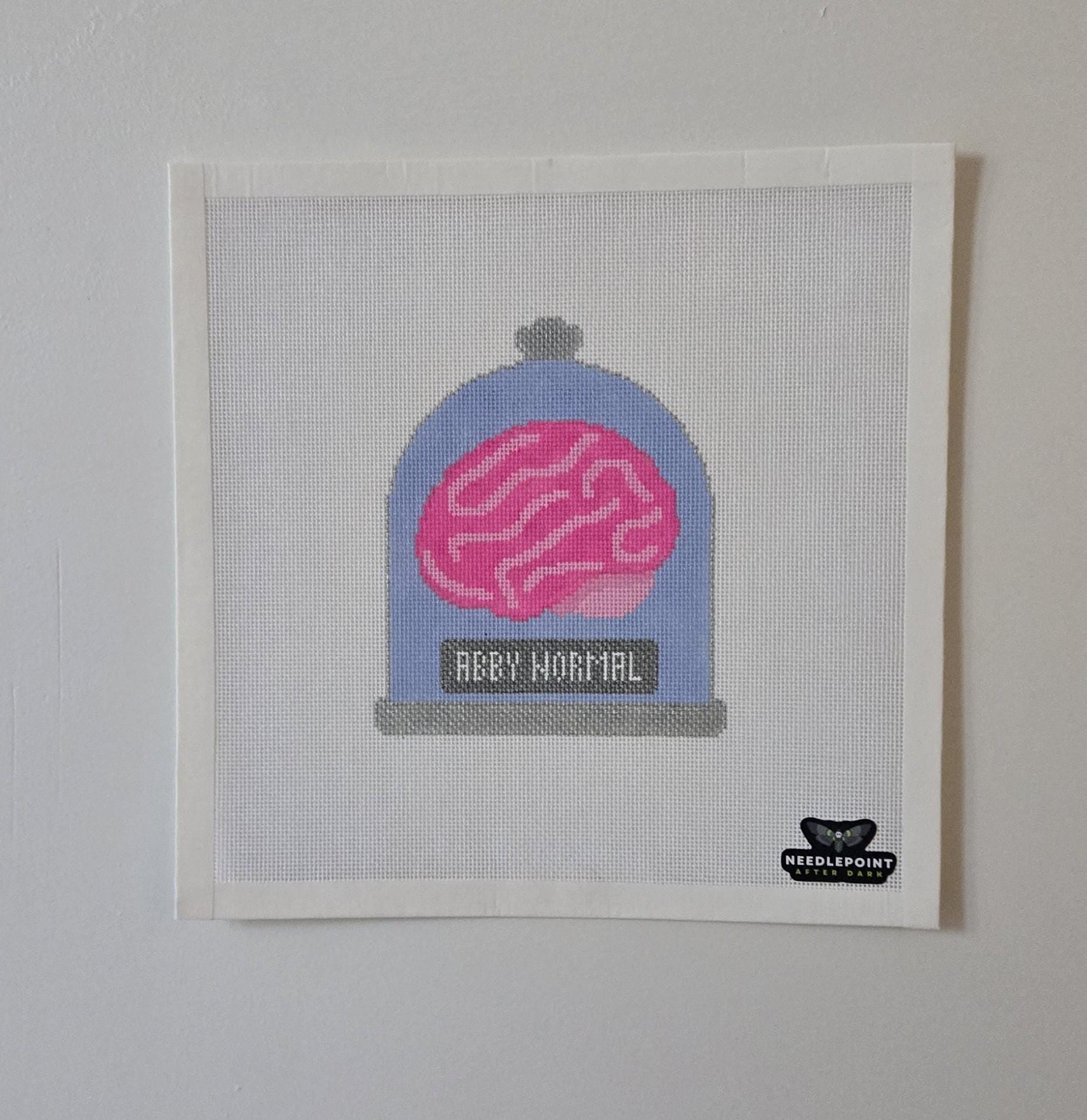 CURE BRAIN BUG BOOGIE-MAN テストショットver 未開封 Young Frankenstein Abby Normal Brain, Christmas Needlepoint Canvas