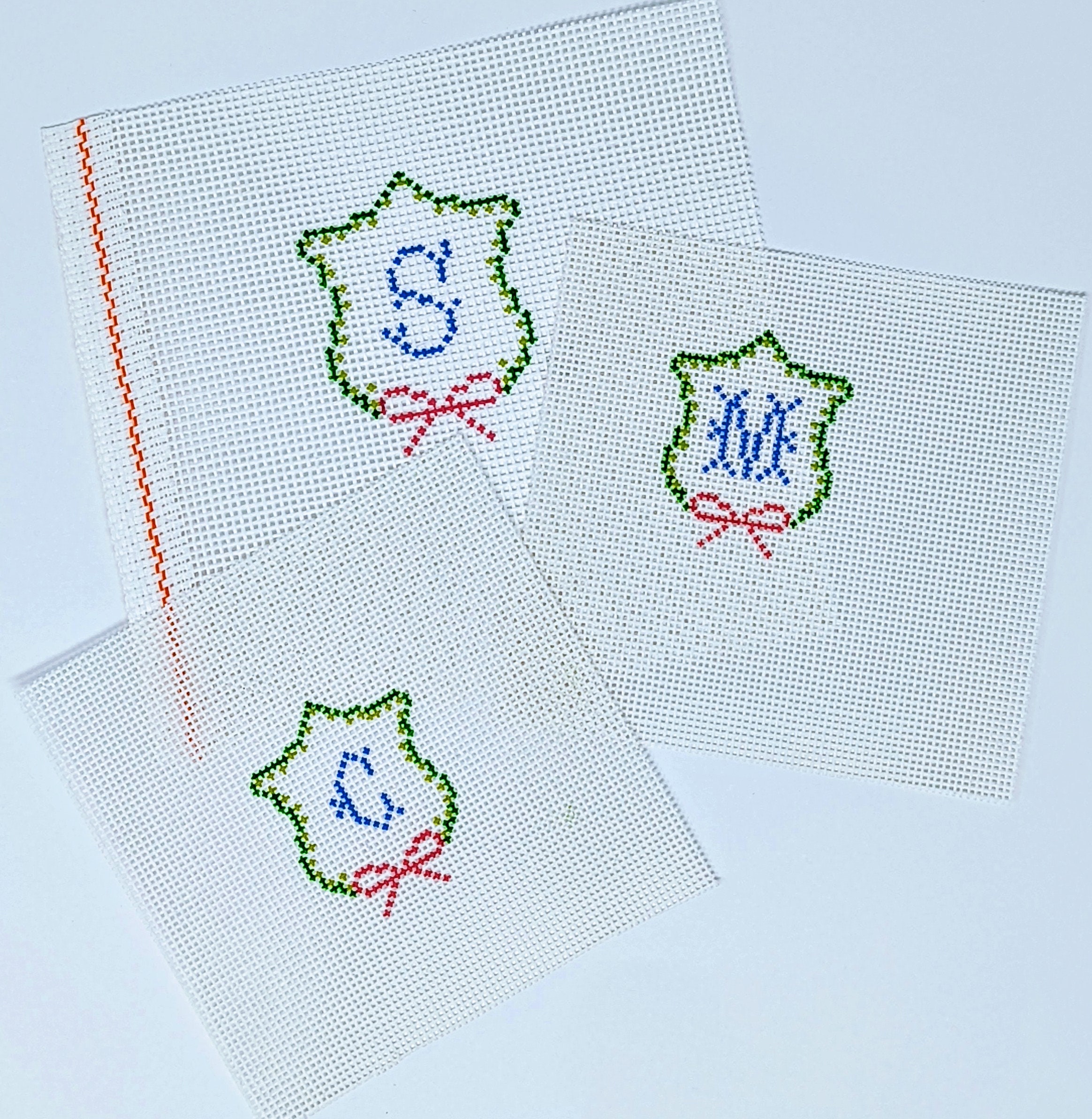 Needlepoint Alphabet Chart Personalized Monogram Needlepoint - Etsy