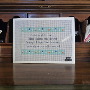 funny needlepoint pillow with sayings, reno 911, handpainted needlepoint canvas sayings, needlepoint gifts image 4