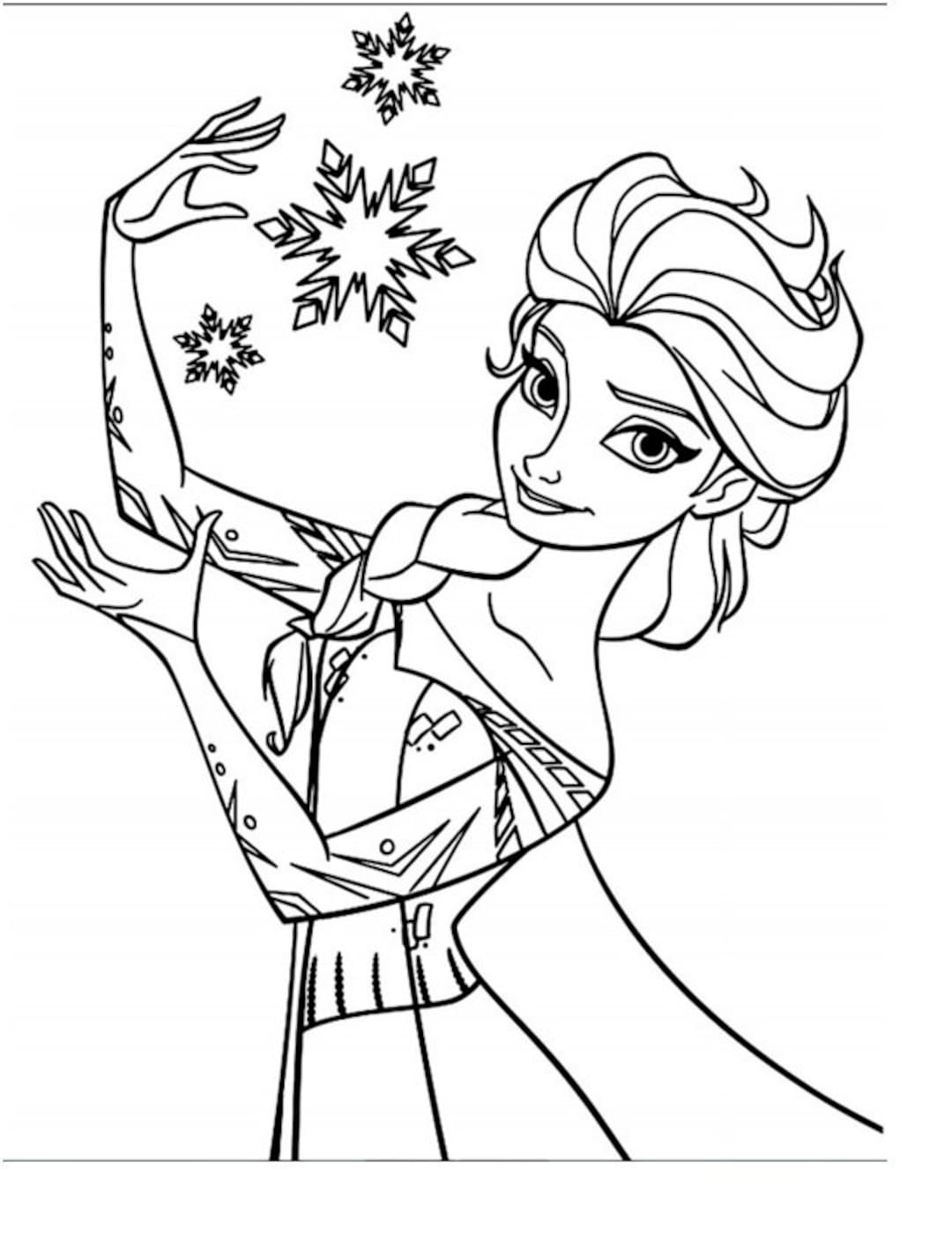 frozen coloring sheets hans