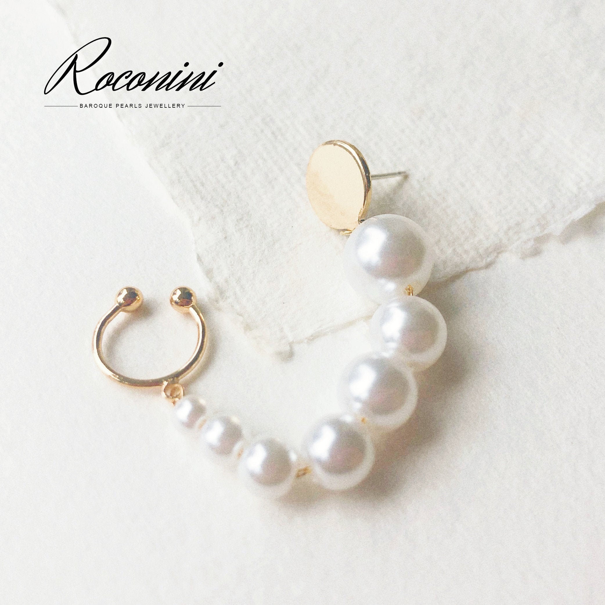 1pc Stud Earring With Cartilage Clamp shooting Star Plated Rose Gold