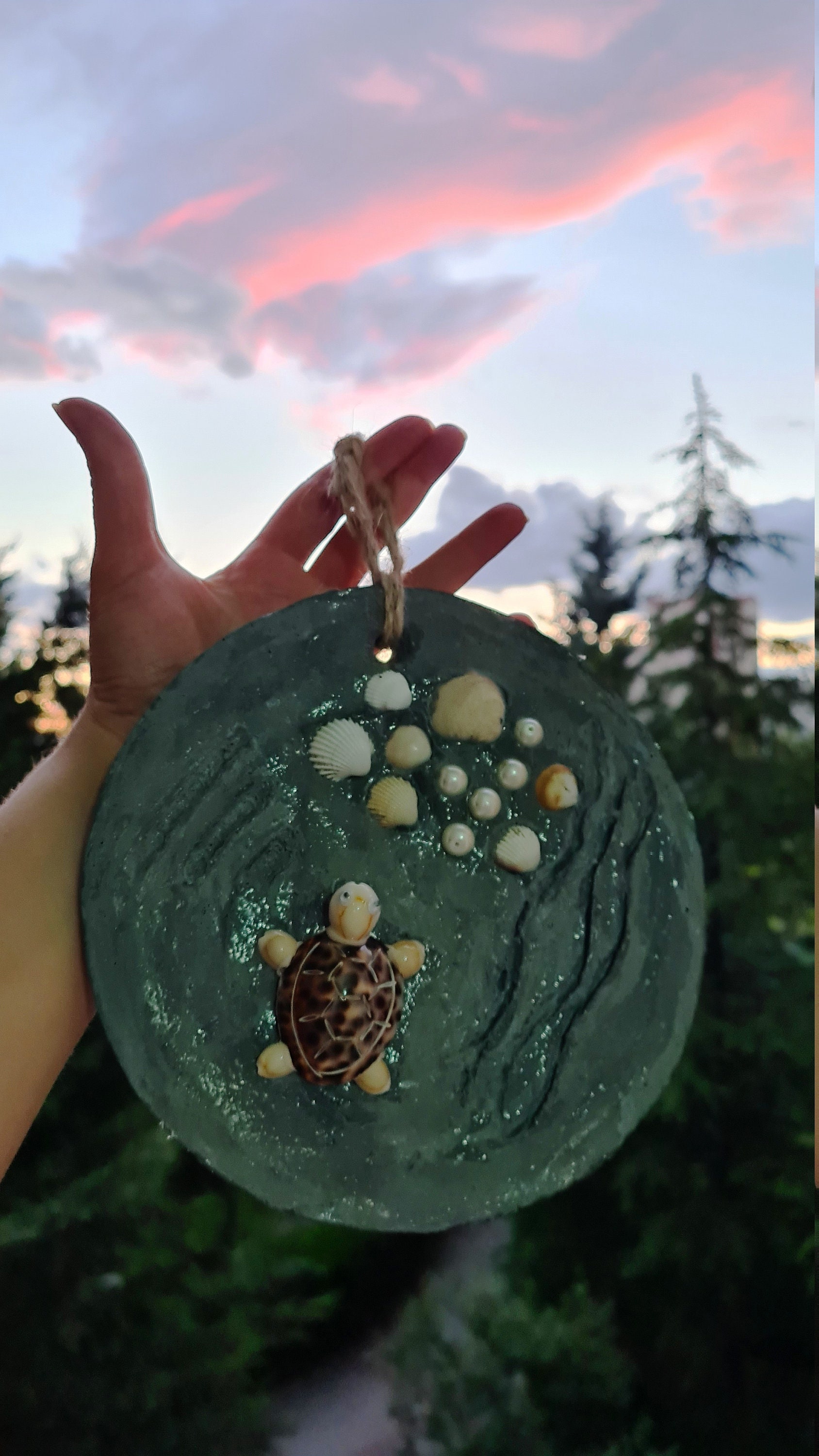 Arte de pared de hormigón accesorio de cemento de 19 cm de | Etsy