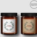 Printable Candle Labels Template Christmas, Modern Candle Label Design Editable, Personalised ...