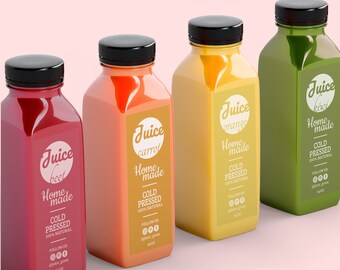 Download 1960s Juice Bottle Etsy