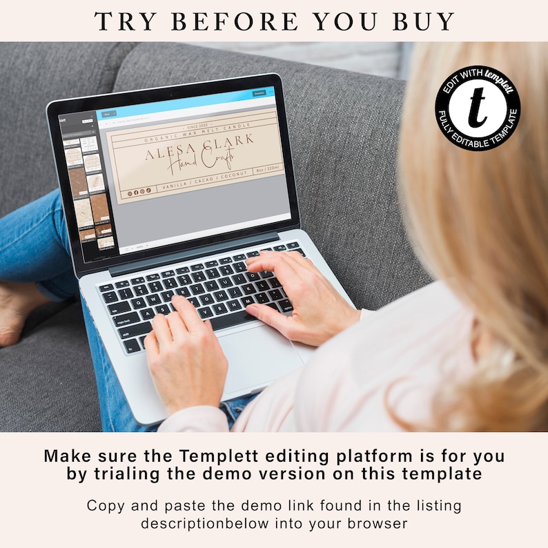 Editable Candle Branding Kit Candle Making Business Starter Etsy