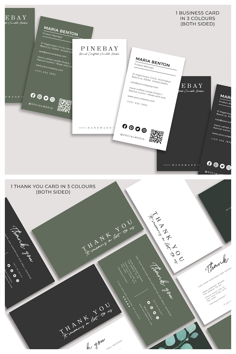 Editable Candle Business Branding Kit Candle Branding Bundle Etsy