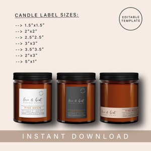 Editable Candle Business Branding Kit, Candle Making Kit Template ...
