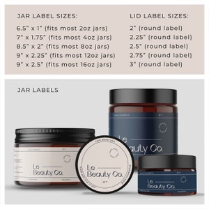 Editable Cosmetic Label Template, Printable Beauty Product Labels ...