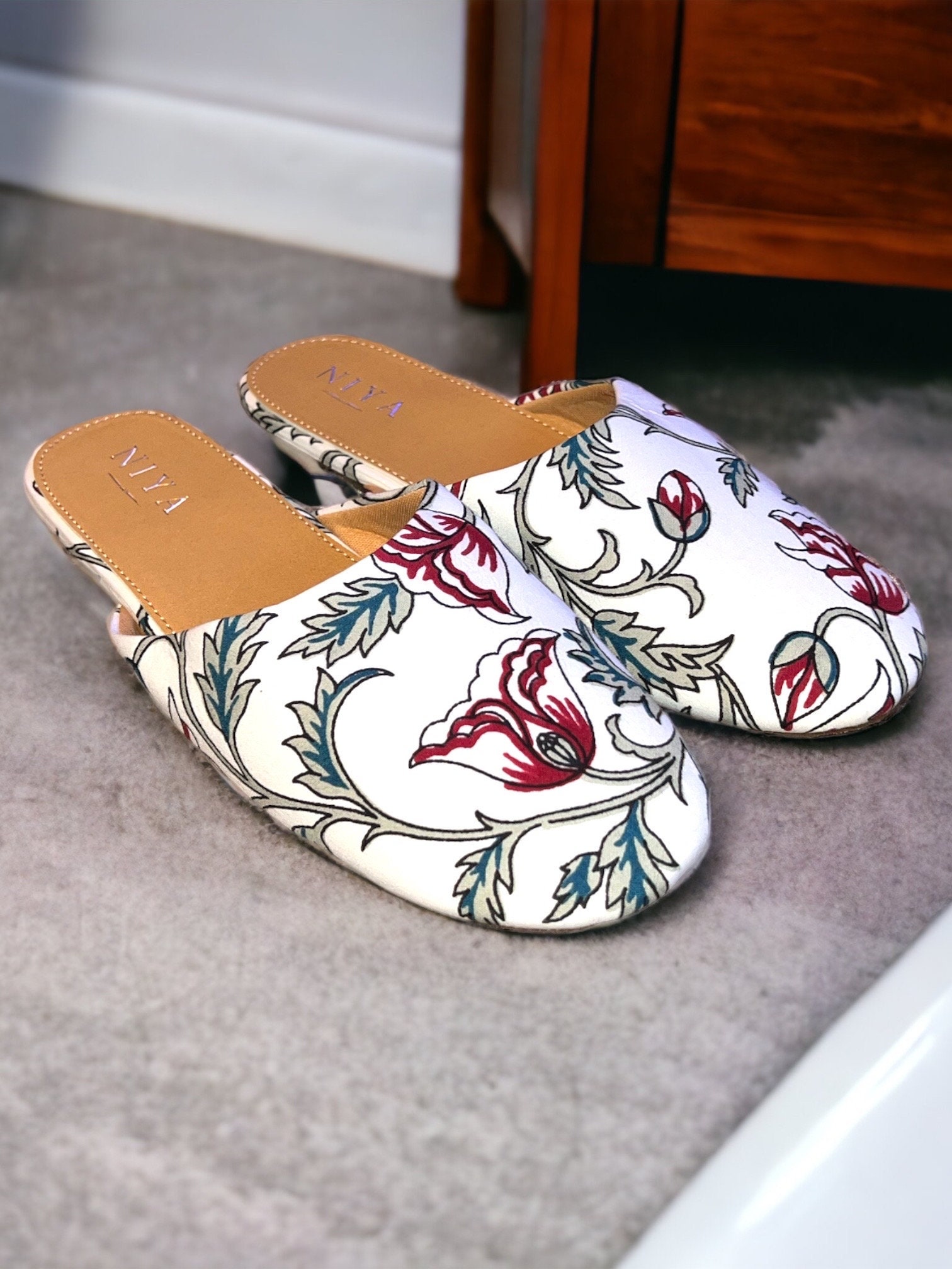 Bedroom Slippers Home Slippers Bathroom Slippers Home Etsy UK