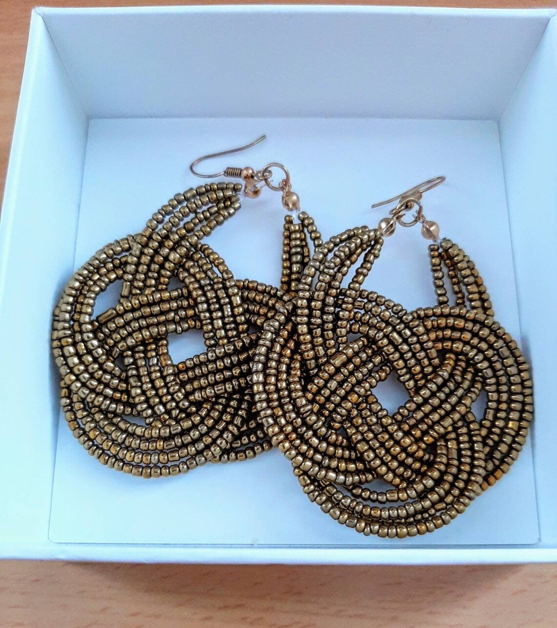 tropical statement earrings