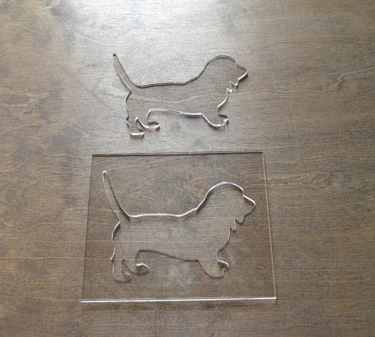 Basset Hound Router Template, Router Inlay Template, Clear Acrylic ...