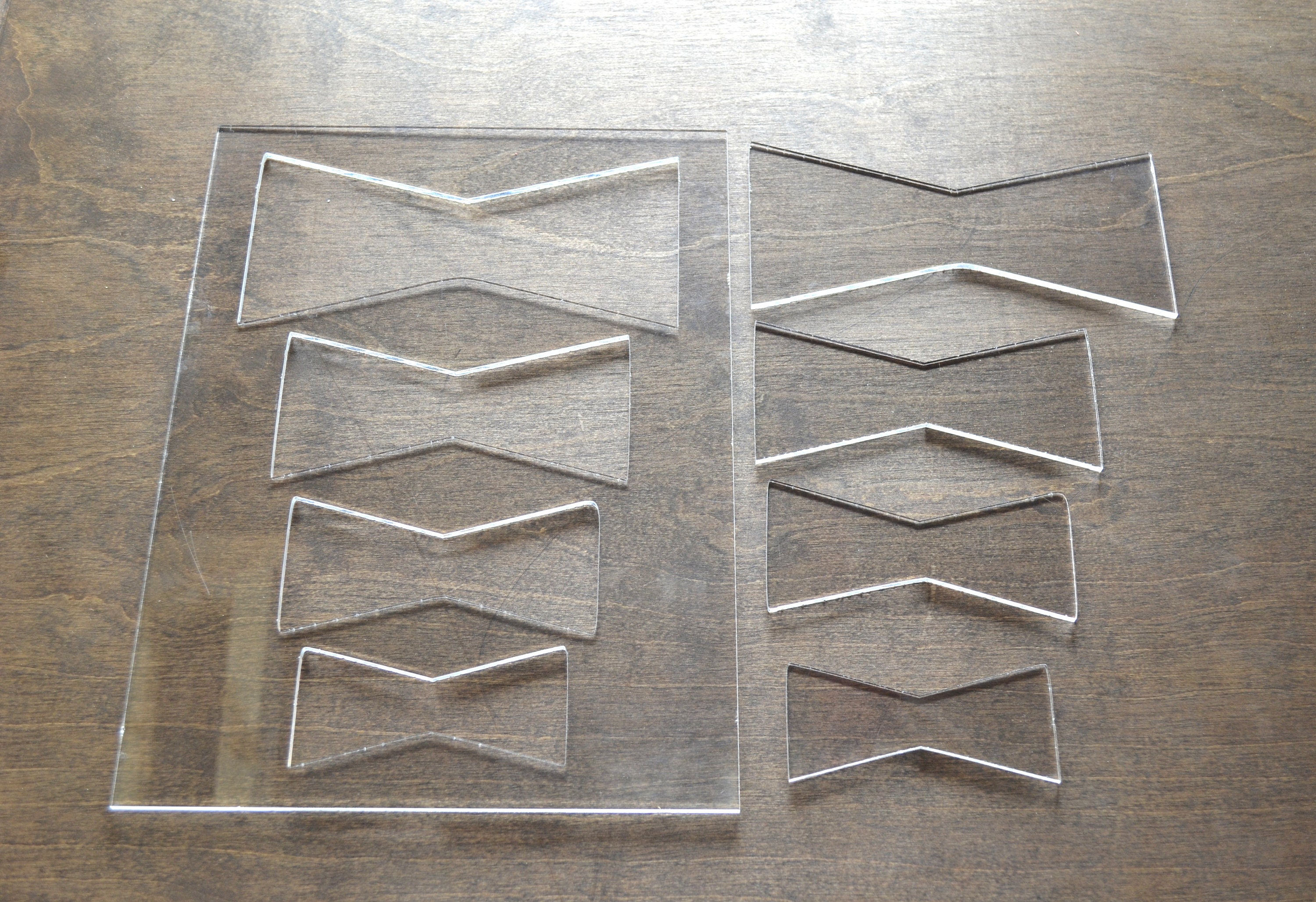 Bow Tie Router Templates Inlay Template Clear Acrylic Router Etsy Bow Tie Router Templates Inlay Template Clear Acrylic Router Etsy