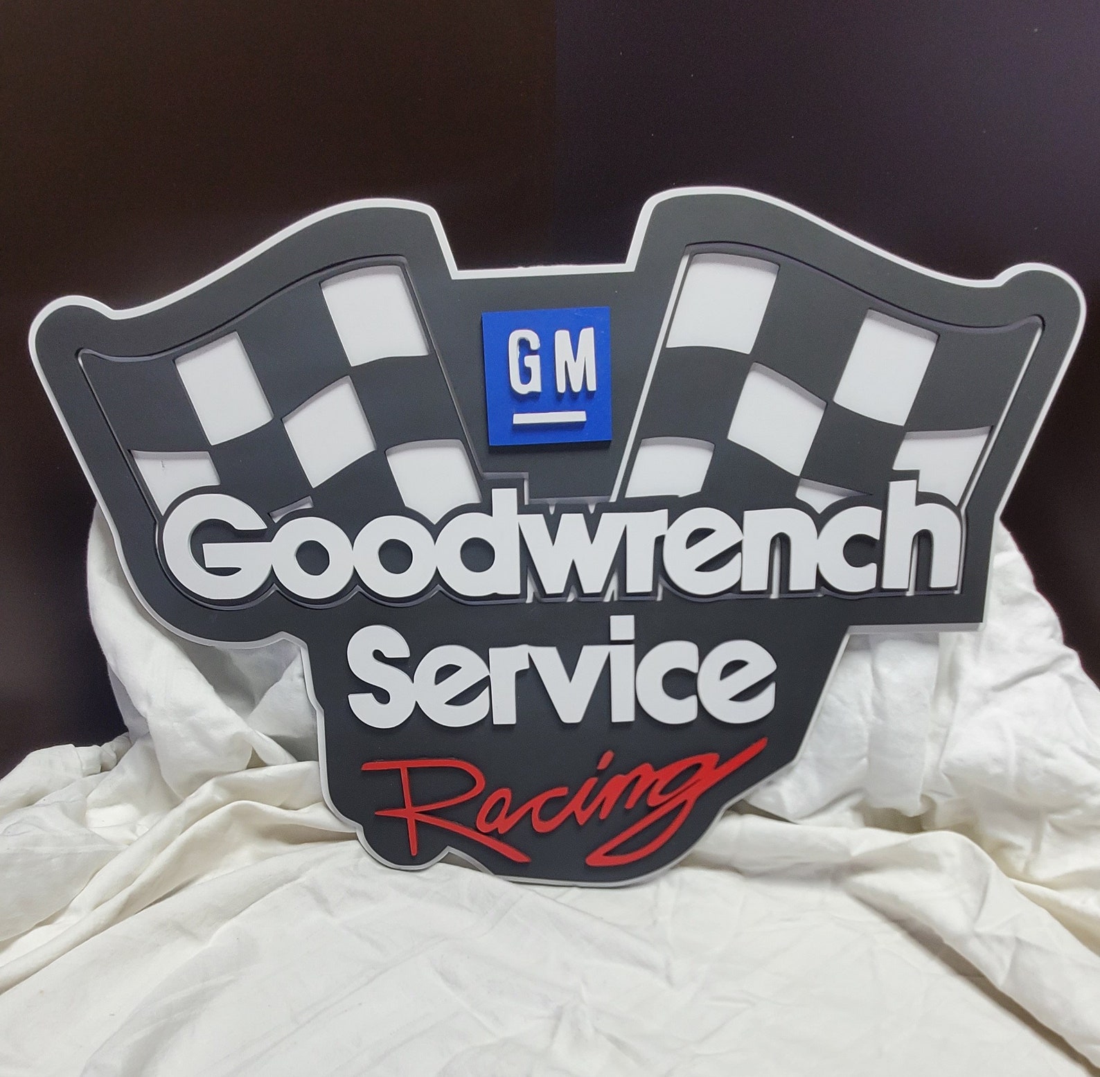 GM Goodwrench Racing Wooden Handmaded wall art wall sign | Etsy