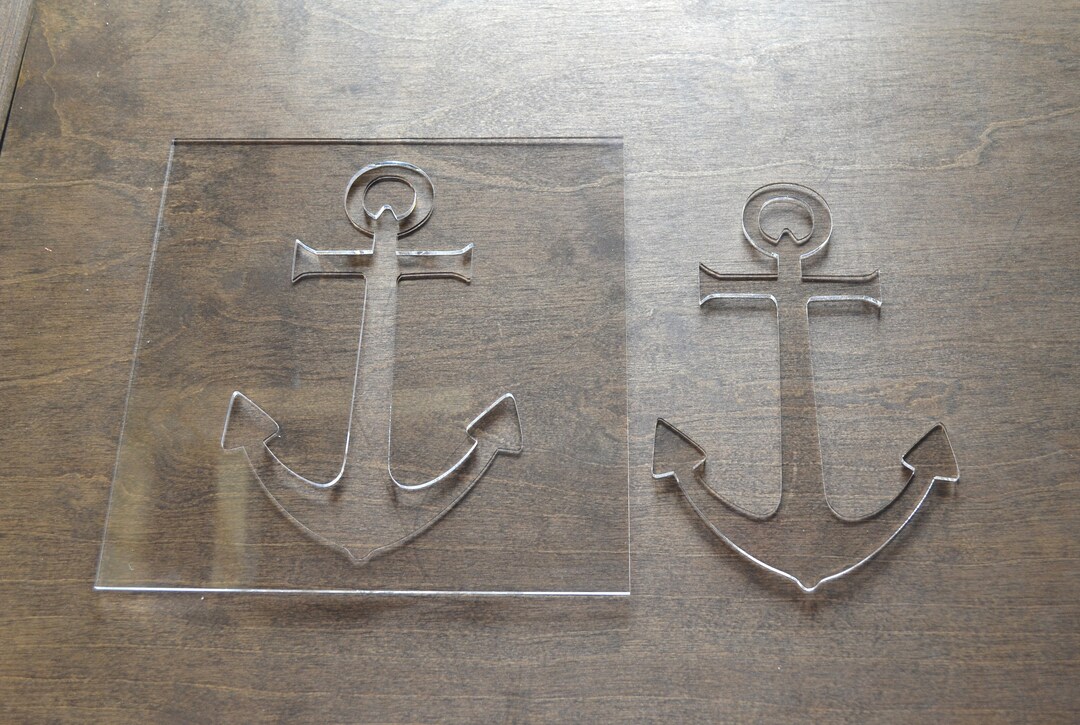 Anchor Router Template, Router Inlay Template, Clear Acrylic, Router ...
