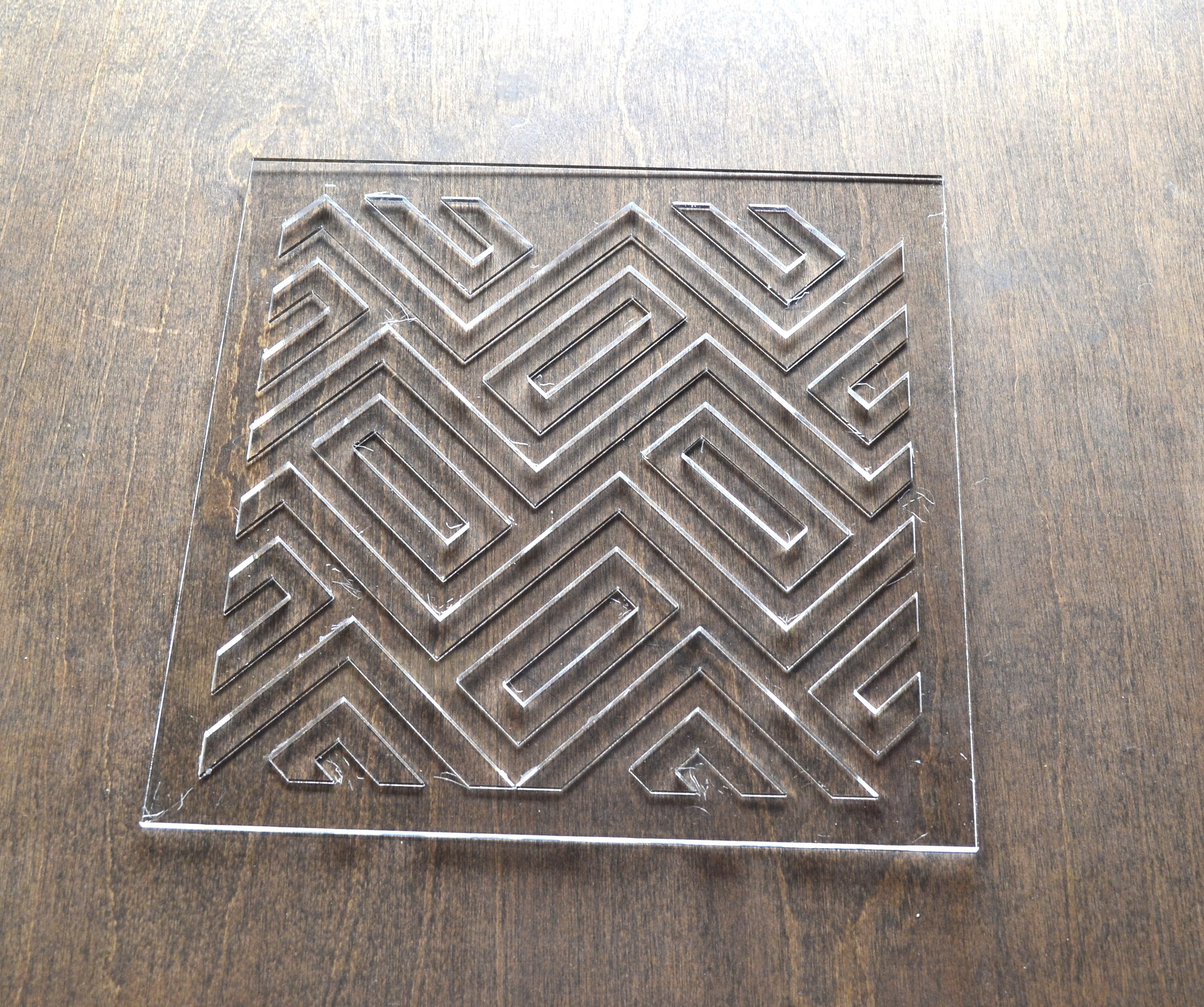 Template Per Intarsio Legno | Modelli Cuore E Triangolo | Per Decorazioni E Riparazioni - Foto 3