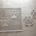 Double Paw Print Router Template, Router Inlay Template, Clear Acrylic ...