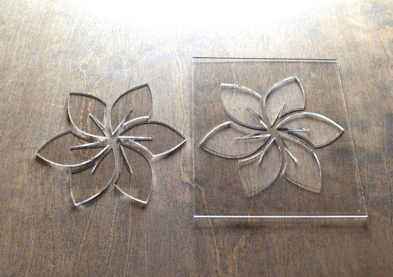 Flower Router Templates, Inlay Template Clear Acrylic, Router Jig,  Woodworking or Craft Template -  Hong Kong