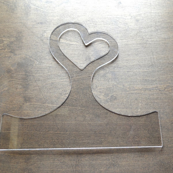 Acrylic Router Template Heart Etsy