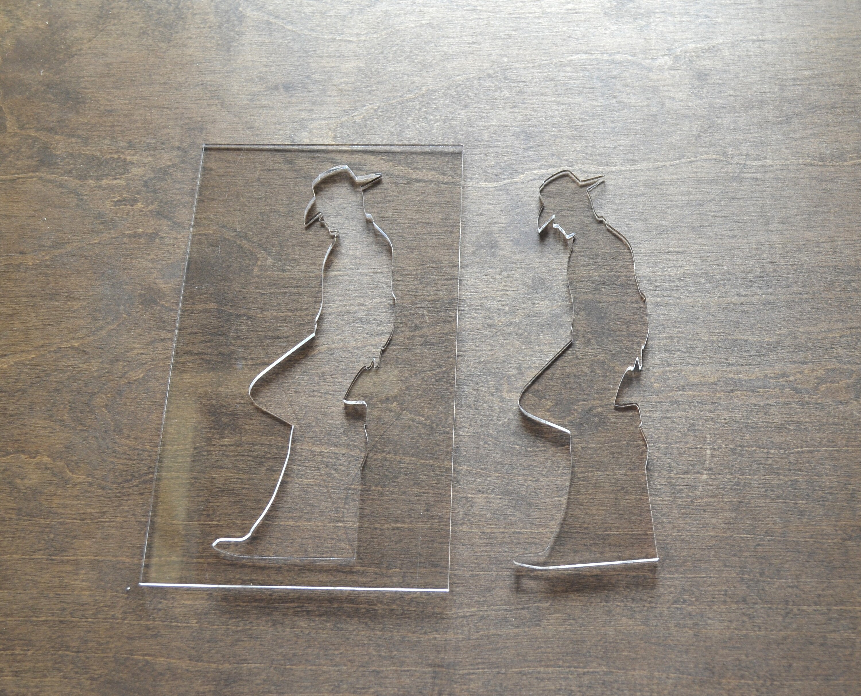 Cowboy Router Template, Router Inlay Template, Clear Acrylic, Router ...