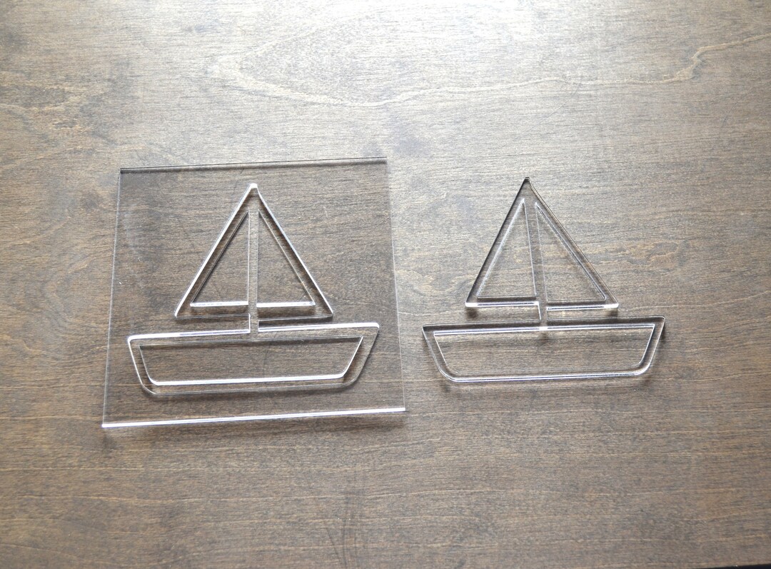 Sailboat Router Template, Router Inlay Template, Clear Acrylic, Router ...
