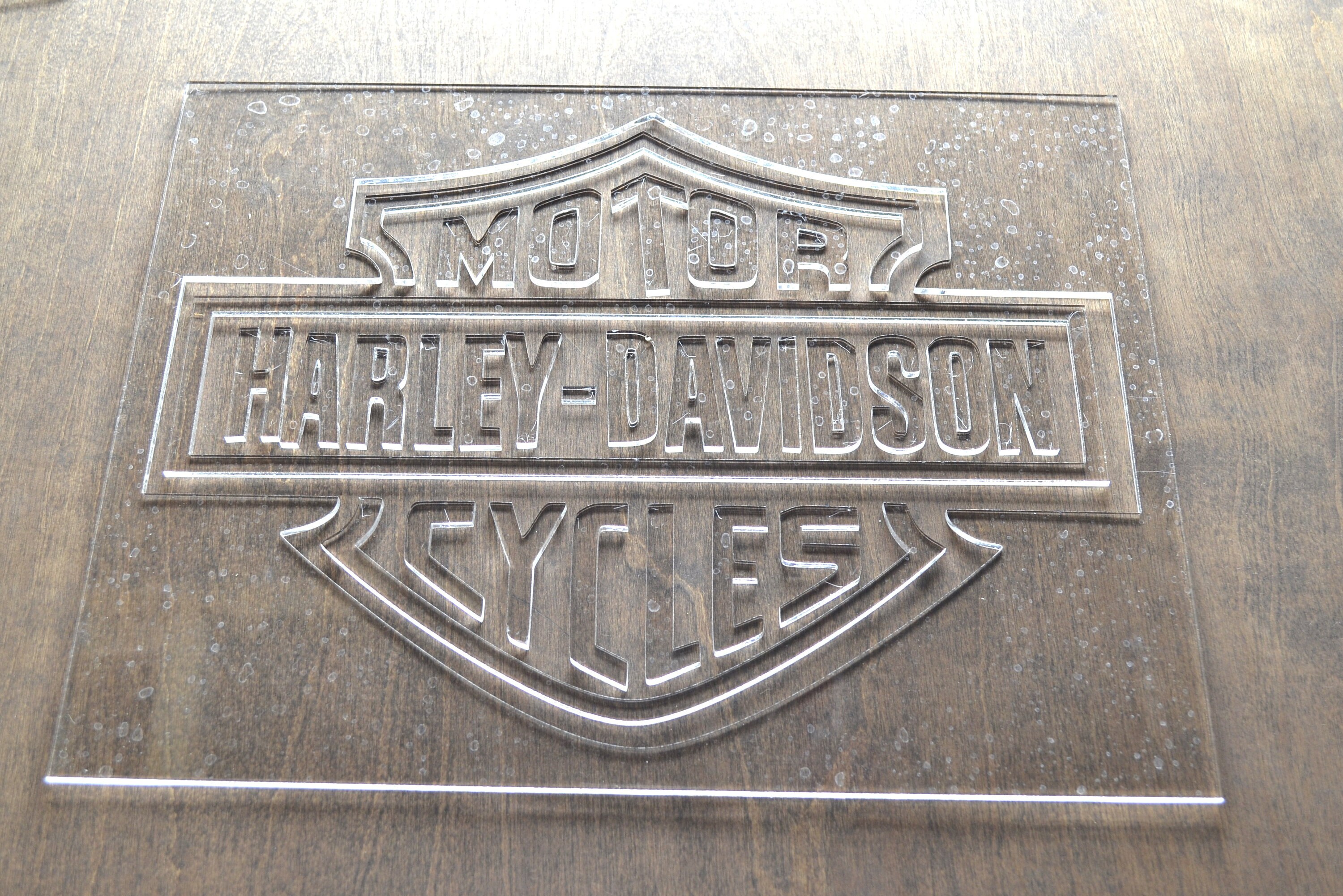 Harley Router Template Clear Acrylic Router Inlay Jig Etsy