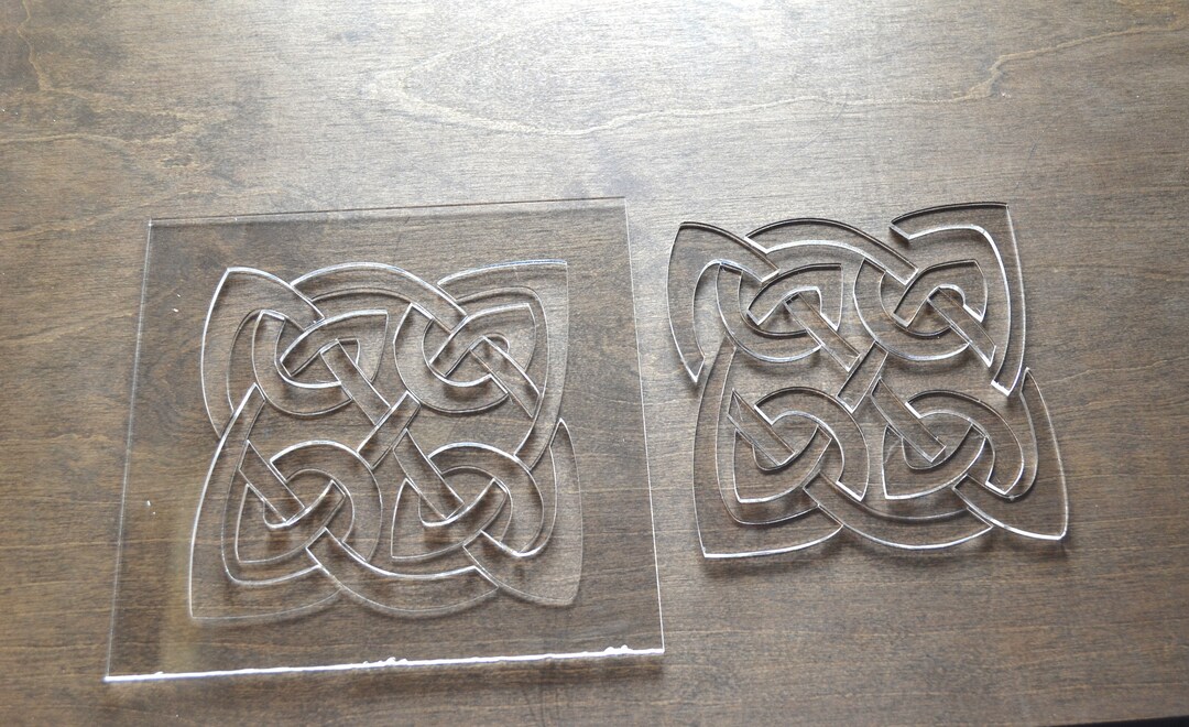 Celtic Knot Router Template, Router Inlay Template, Clear Acrylic