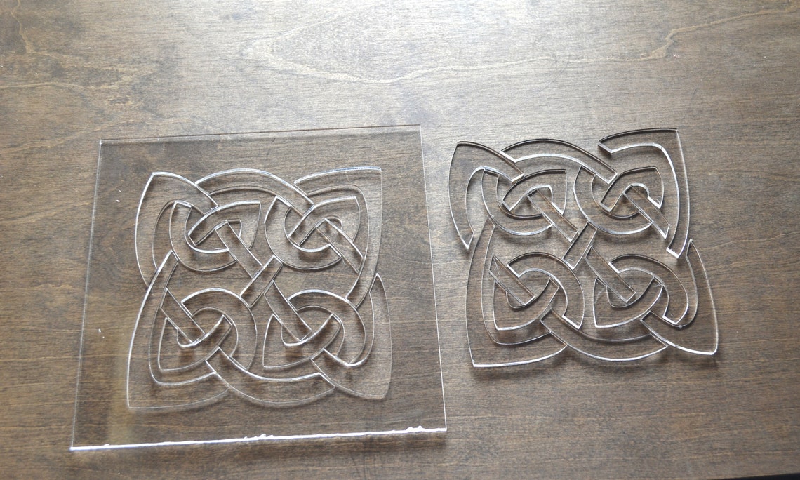 Celtic Knot Router Template, Router Inlay Template, Clear Acrylic