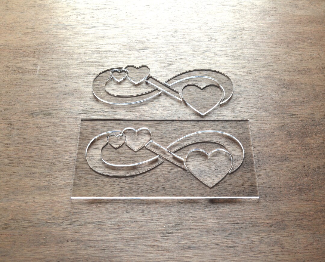 Infinity Router Templates, Inlay Template Clear Acrylic, Router Jig