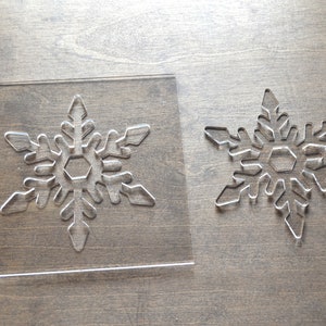 Snowflake Router Templates, Router Inlay Template, Clear Acrylic ...