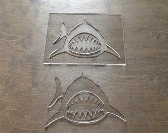 Shark Router Template clear Acrylic - Etsy