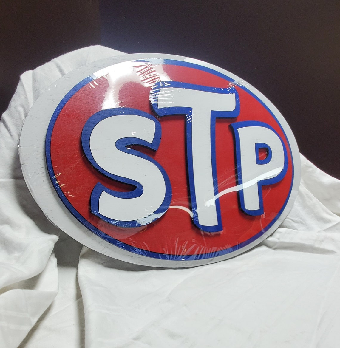 Arte de pared de logotipo STP hecho a mano de madera signo de | Etsy