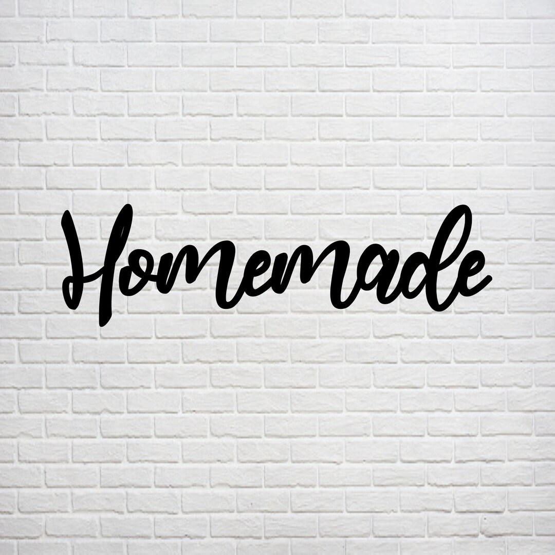 Homemade Word Sign, Cursive Word Sign, Homemade Sign, Wood Sign, Wooden ...