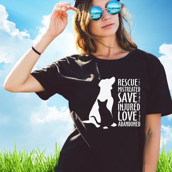 Animal Rescue Tshirt Etsy