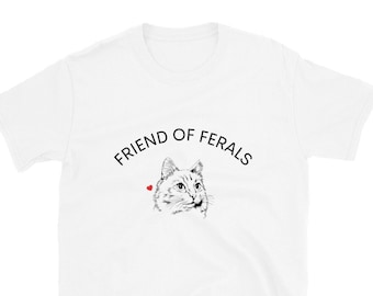 Freund Der FERAL CATS Shirt TNR Community Katzenkolonie Pflegekraft Falle Neuter Rückgabe Falle Kastration Freigabe