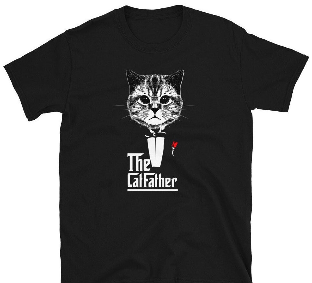 The Catfather Shirt the Catfather T-shirt Funny Cat Shirts - Etsy