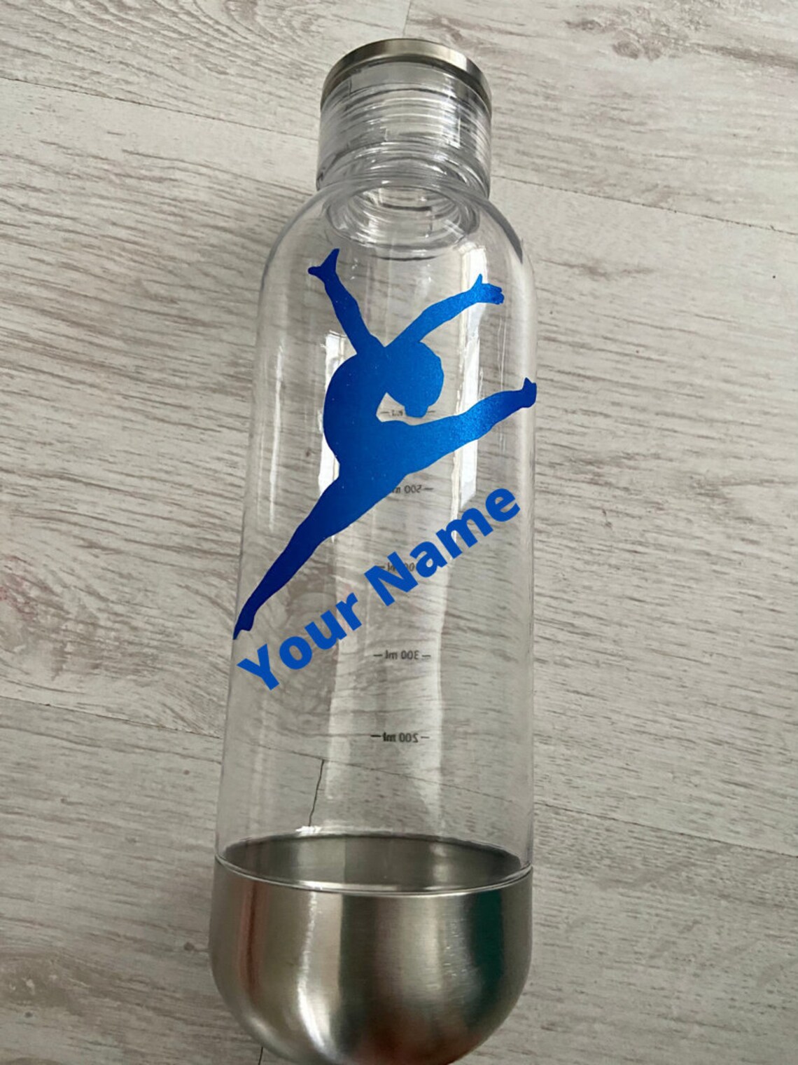 Personalised Gymnastics Water Bottle / Gymnastics Water Bottle Etsy