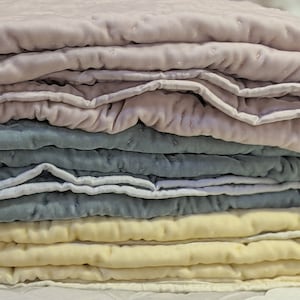 Pure Silk Baby Blanket with organic cotton filling, unique New Baby Gift, name baby blanket,  new baby gift, Anti-allergenic Newborn Blanke